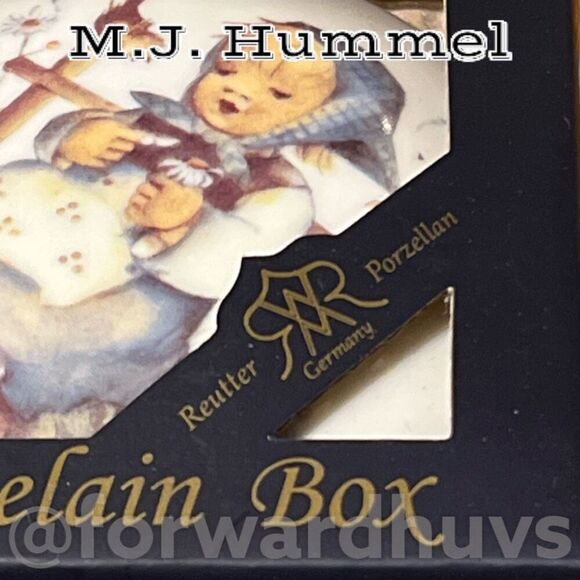 M.J. Hummel Reutter Porzellan Germany Porcelain Box - Picture 3 of 7
